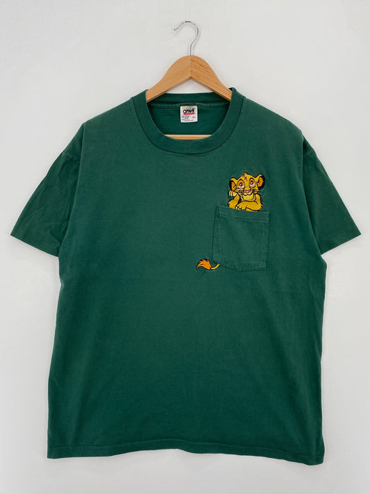 90's DISNEY THE LION KING Made in USA Size XL Vintage T-Shirts / A7758