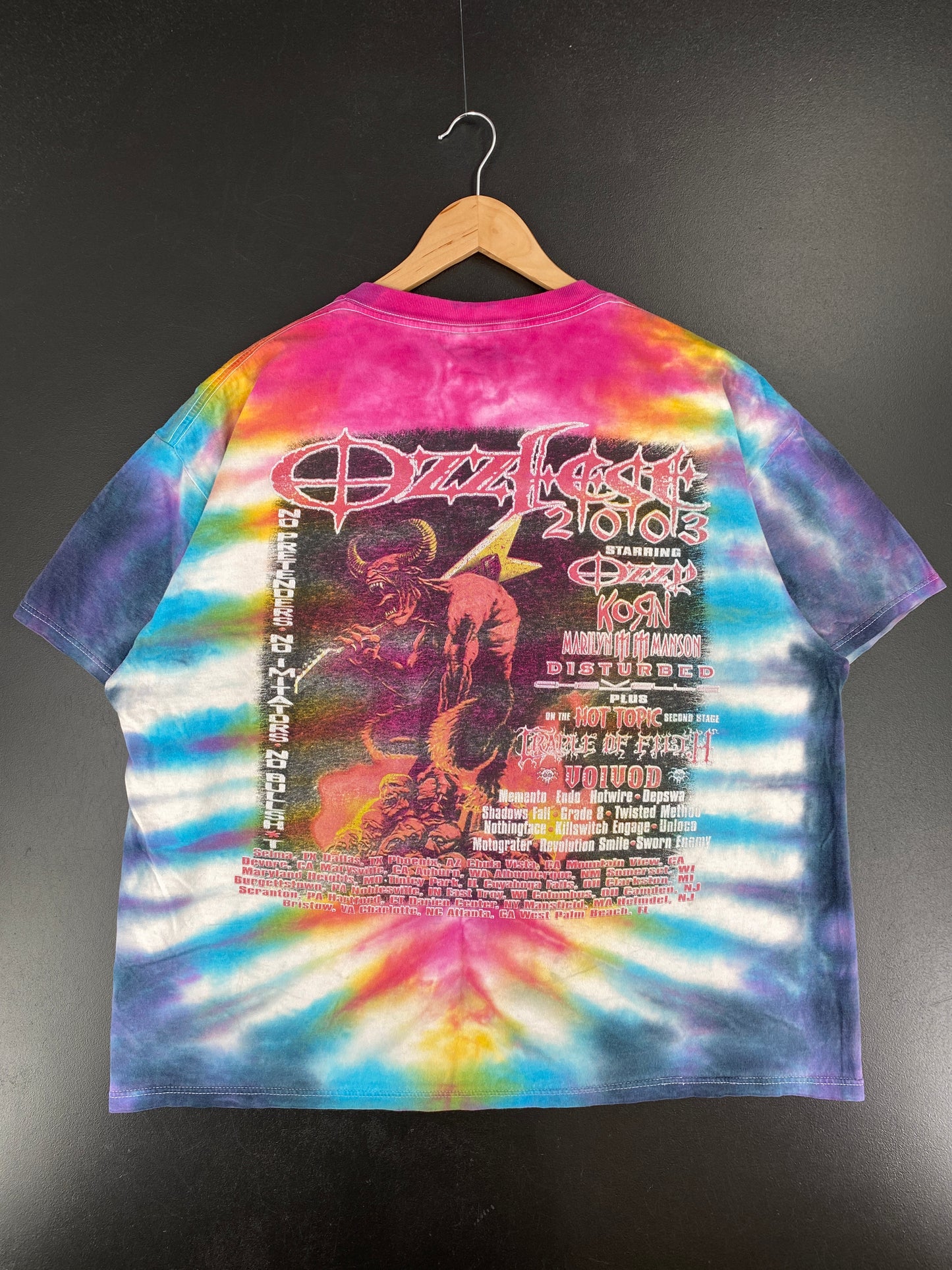2003 OZZFEST Size XL Vintage Music T-Shirts / A5678