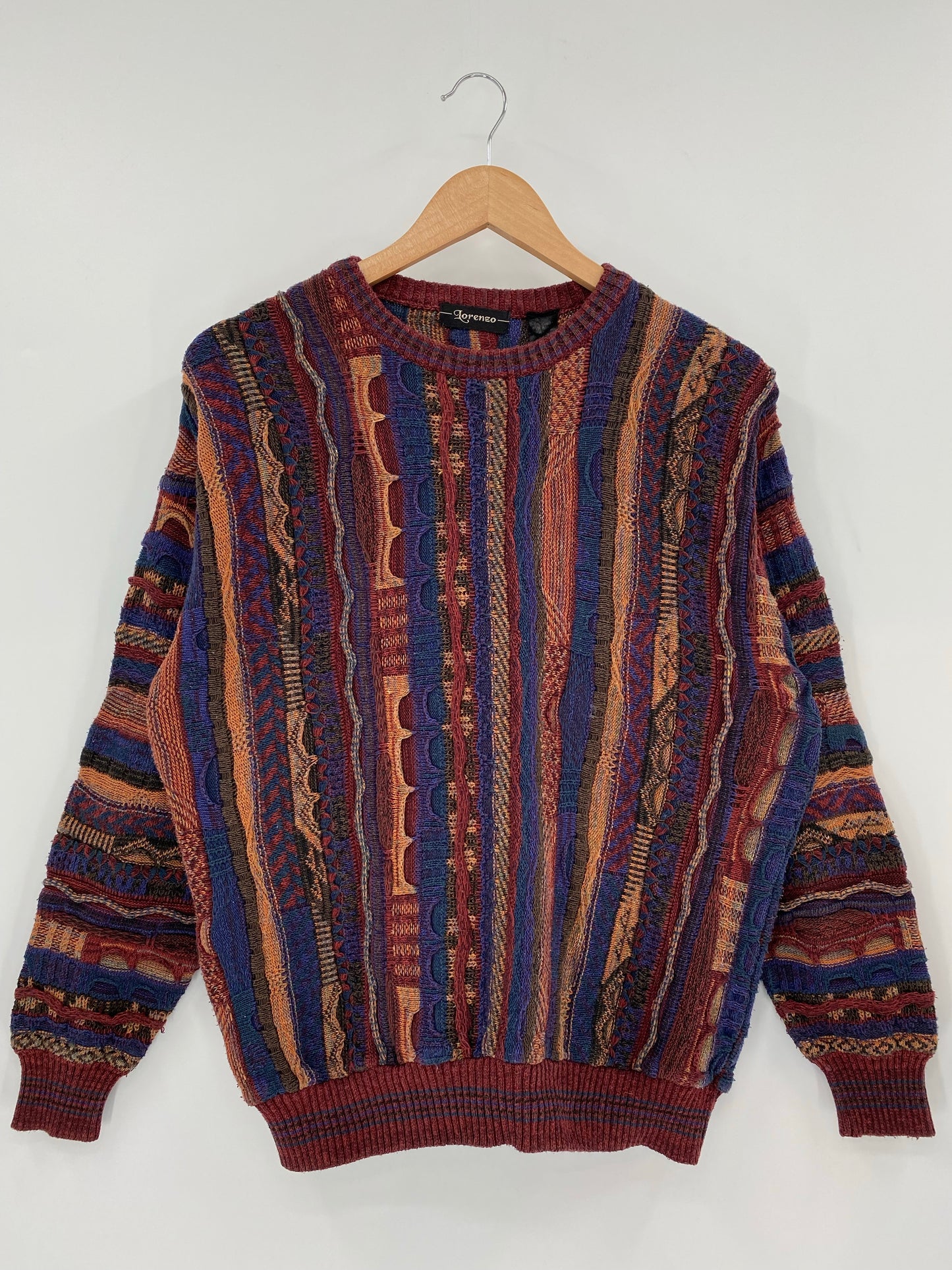 Vintage 3D COOGI- Style Approx. Size L Knit Sweater / K6989