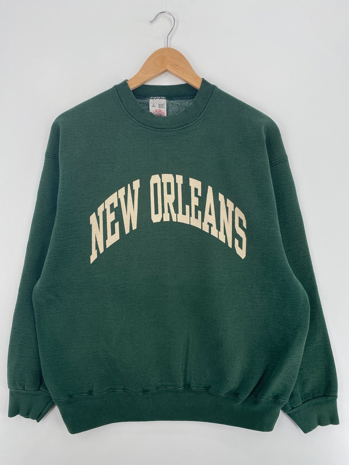 90's NEW ORLEANS Made in USA Size L Vintage Sweat-Shirts / A5310
