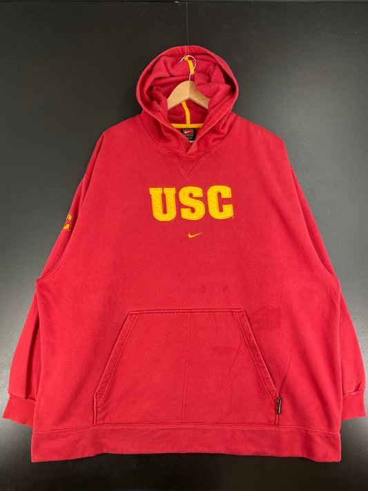 00' NIKE USC Size XXL Vintage College Hoodie Sweat-Shirt / A3521