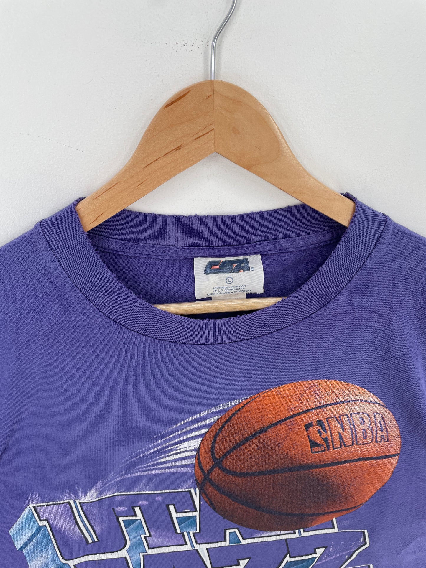 90’s UTAH JAZZ Size L Vintage NBA T-Shirt / A4490