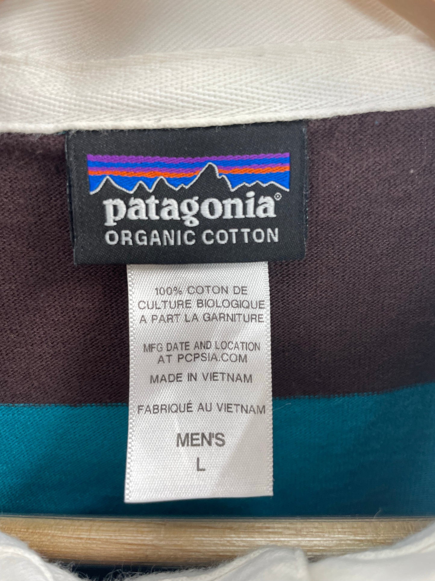 Vintage PATAGONIA Size L Rugby-Shirt / A8924