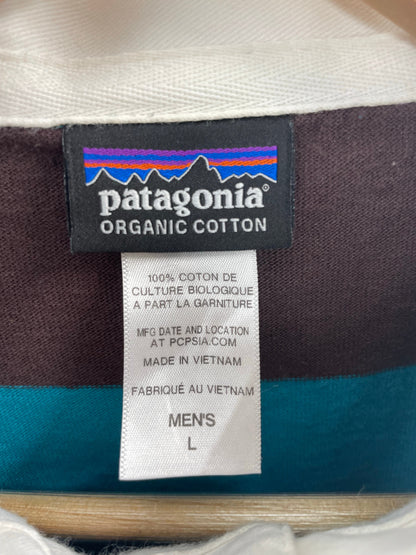 Vintage PATAGONIA Size L Rugby-Shirt / A8924
