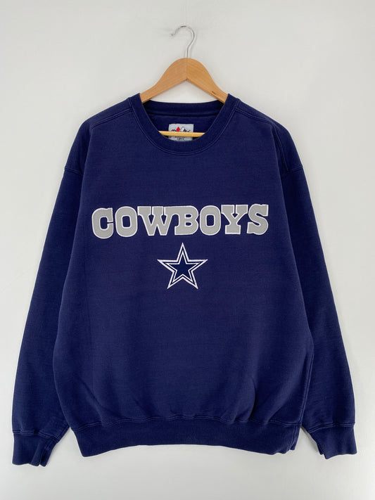90’s DALLAS COWBOYS Size L Vintage NFL Sweat-shirt / E5526S