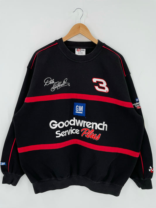 Vintage NASCAR DALE EARNHARDT GOODWRENCH SERVICE Size XL Racing Sweat- Shirts / K5241