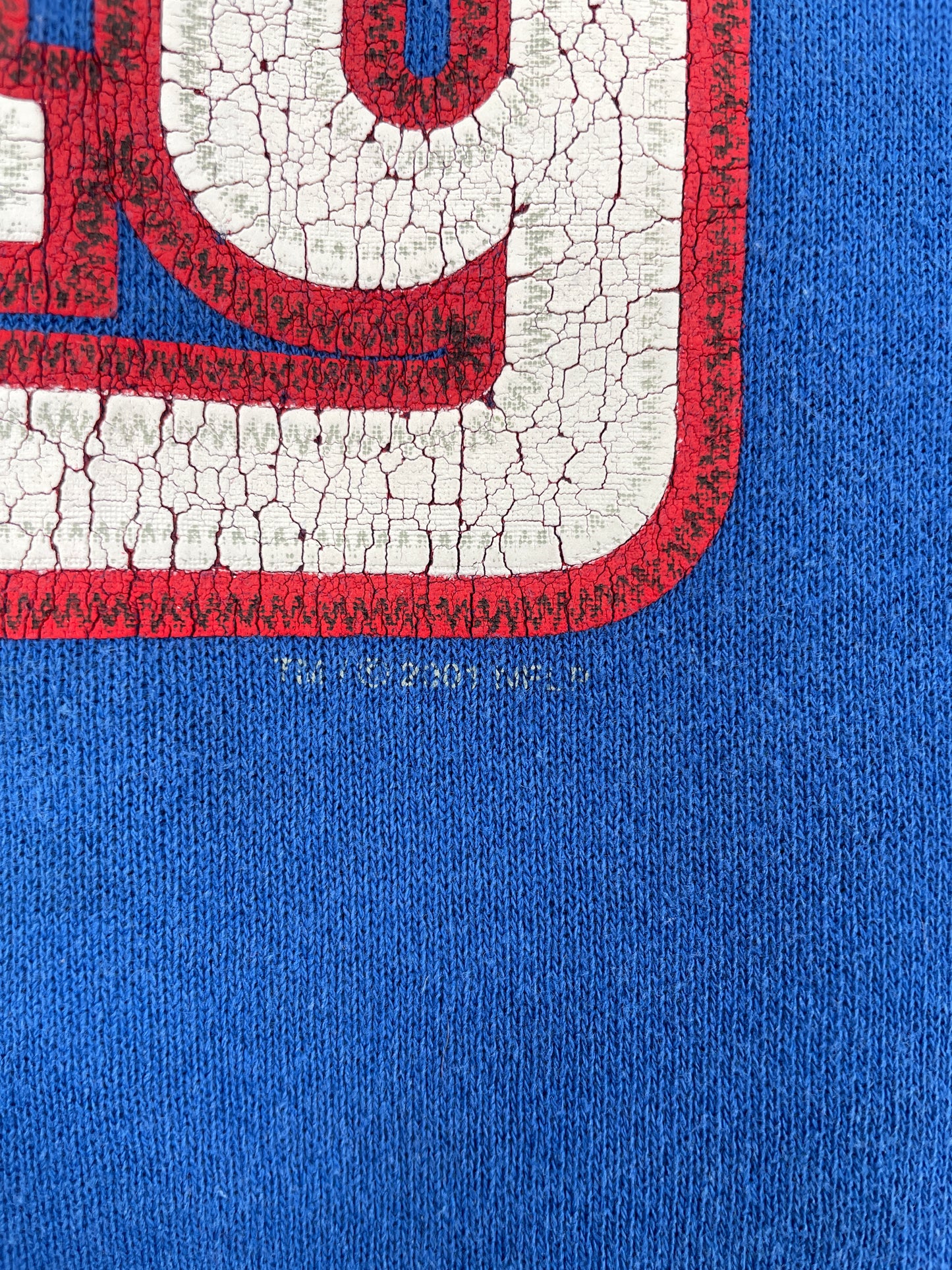 2001 NEW YORK GIANTS Size XXL Vintage NFL Sweat-Shirt / A9369