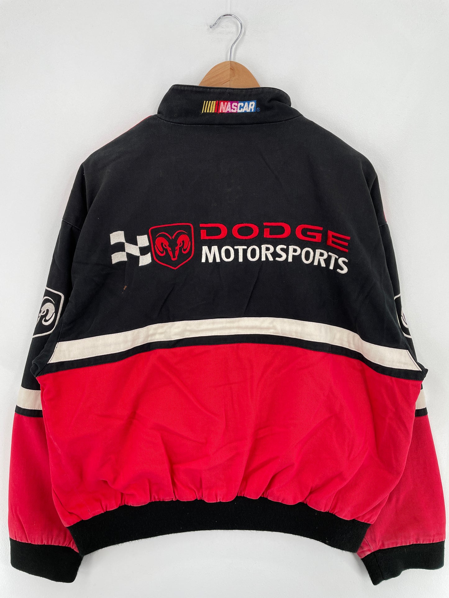Vintage DODGE MOTORSPORTS Size L Racing Jacket / E606