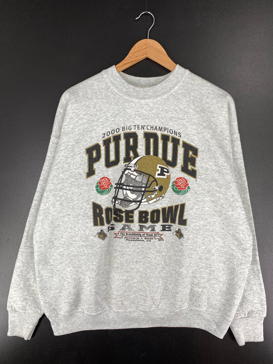 2000 BIG TEN CHAMPIONS PURDUE Size XL Vintage College Sweat - Shirt/ A5891