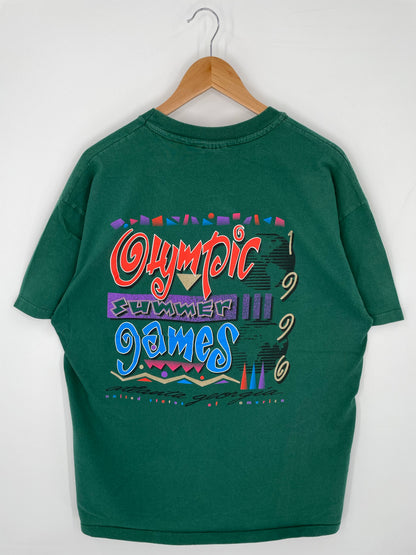 90's ATLANTA OLYMPIC Made in USA Size XL Vintage T-shirt / K9322
