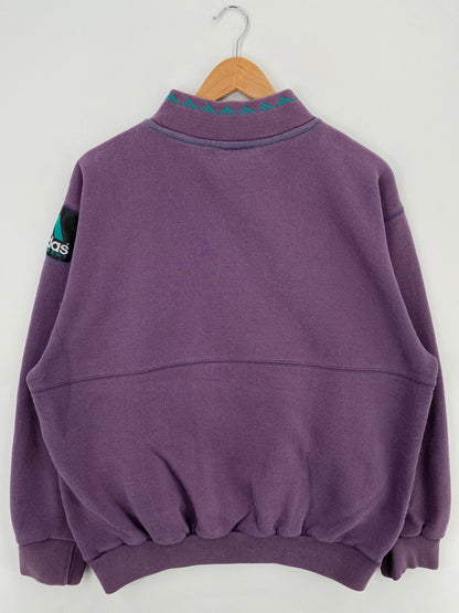 90's ADIDAS EQUIPMENT Size M Vintage Half Zip Sweat-shirt / A5988