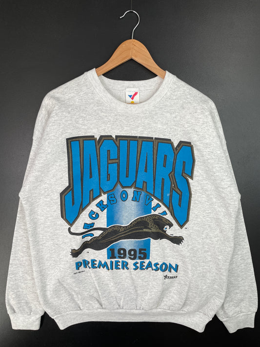 1995 JACKSONVILLE JAGUARS Size XL Vintage NFL Sweat-Shirt / A9006