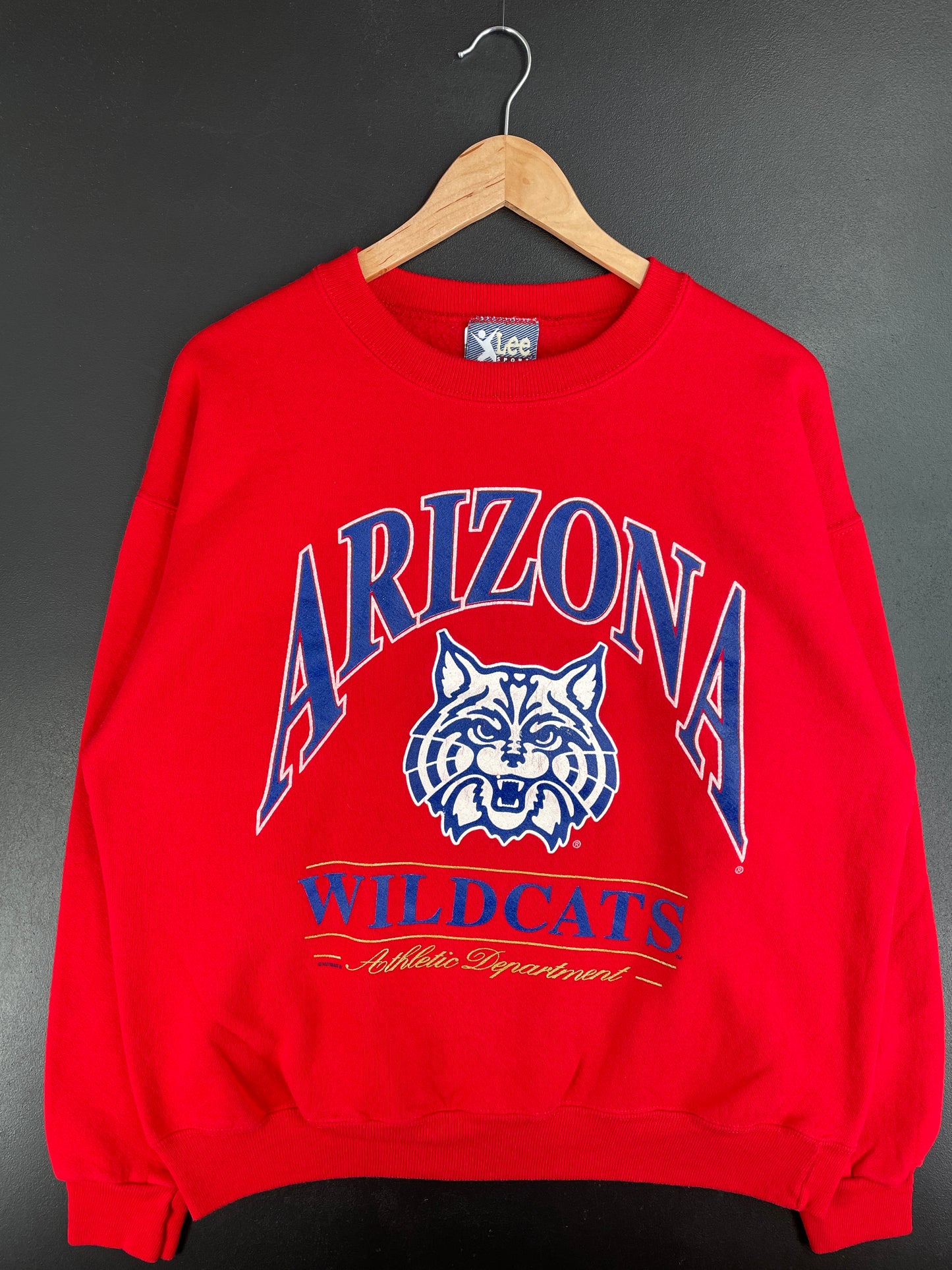 90's ARIZONA WILDCATS Made in USA Size L Vintage College Sweat-shirt / E1305S