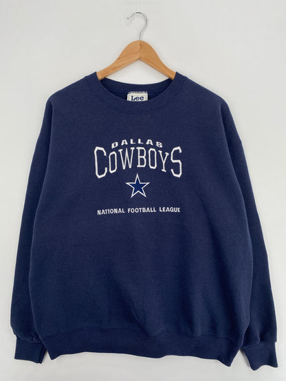 90's DALLAS COWBOYS Made in USA Size L Vintage NFL Sweat-Shirt / A6233