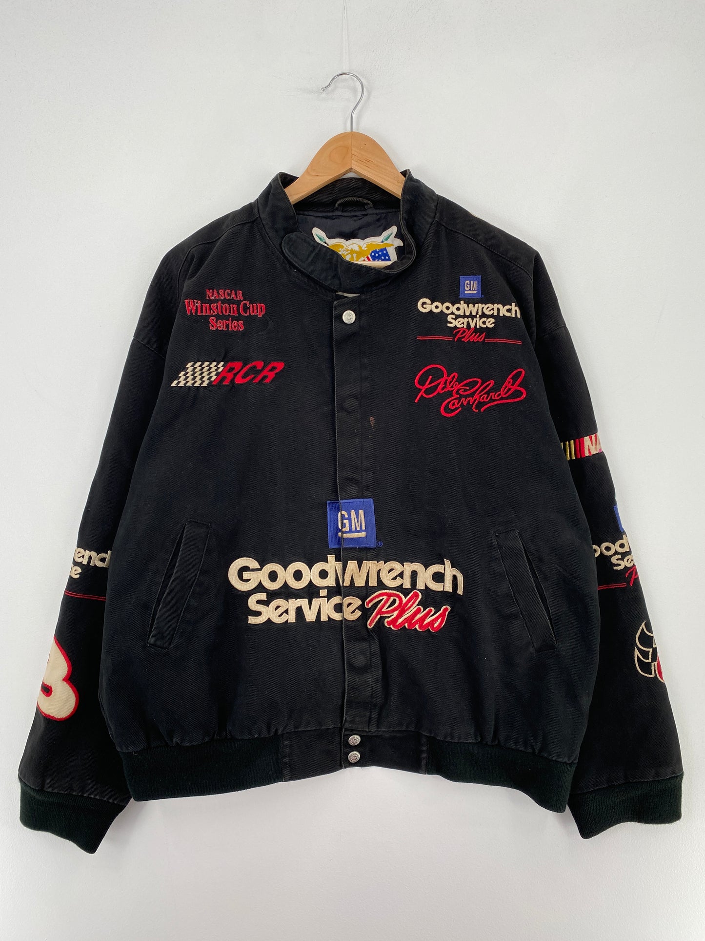 Vintage GOODWRENCH SERVICE Approx. Size XL Racing Jacket / E1913J