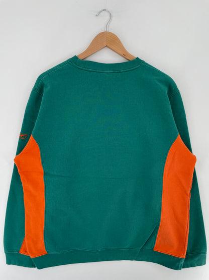 Vintage MIAMI DOLPHINS Size L NFL Sweat-shirt / E5410S