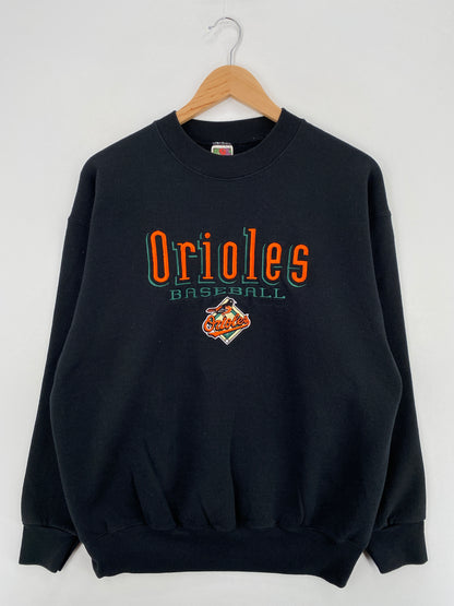 1999 BALTIMORE ORIOLES Size L Vintage MLB Sweat-Shirt / A5838