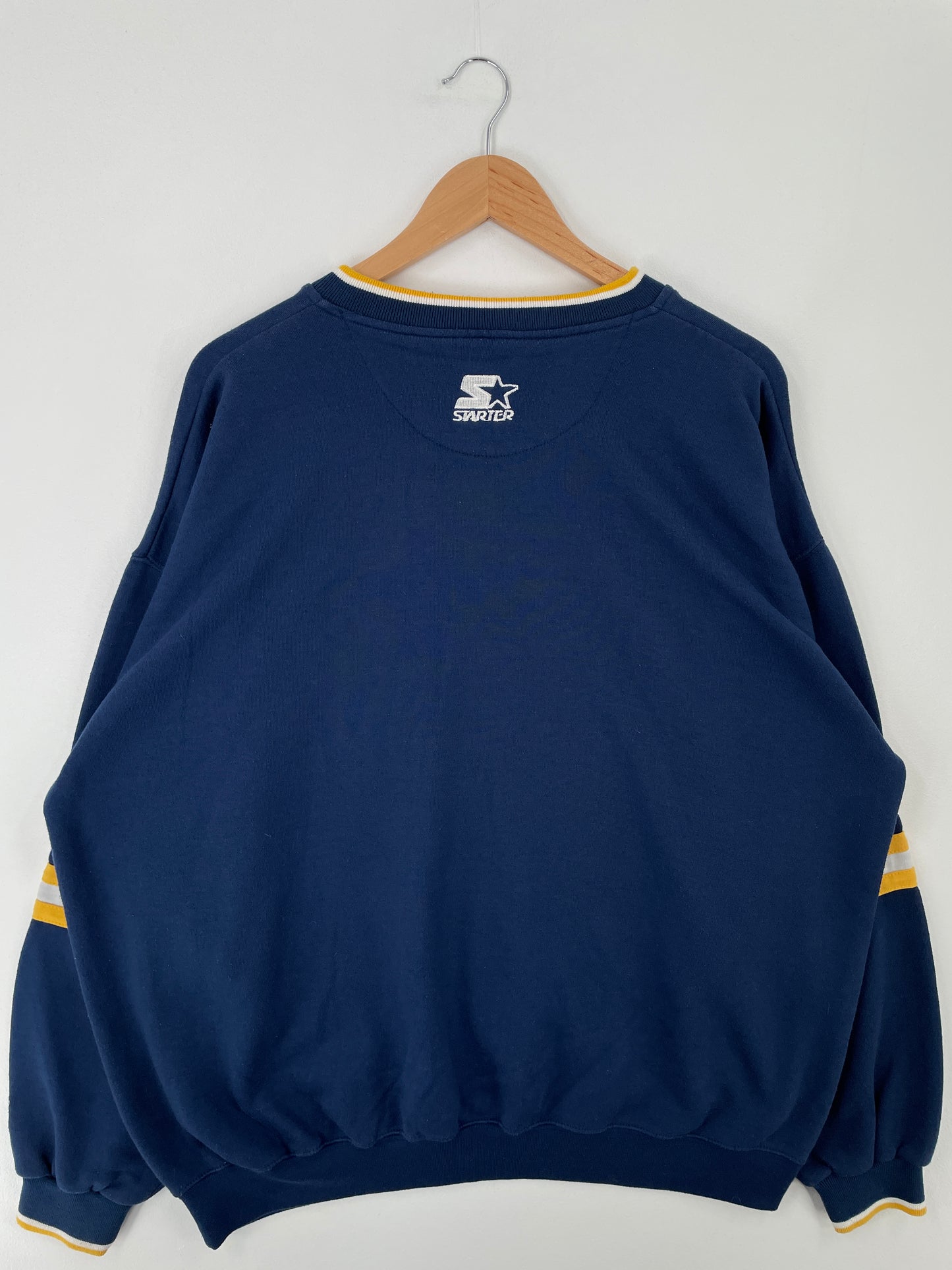 90's STARTER x MICHIGAN Size XL Vintage College Sweat-Shirt / A9510