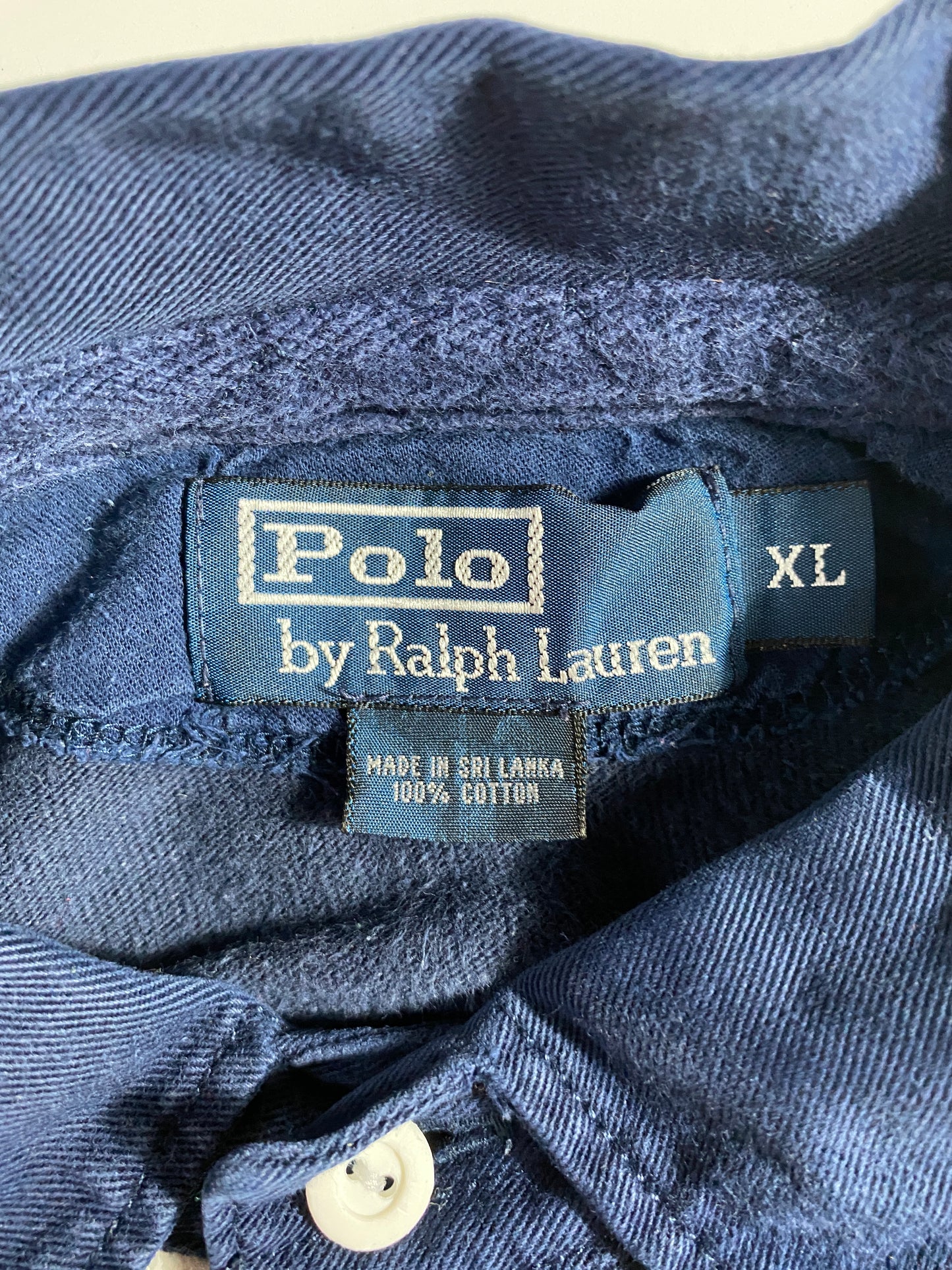 .90’s POLO RALPH LAUREN Size XL Vintage Rugby-Shirt / A6195