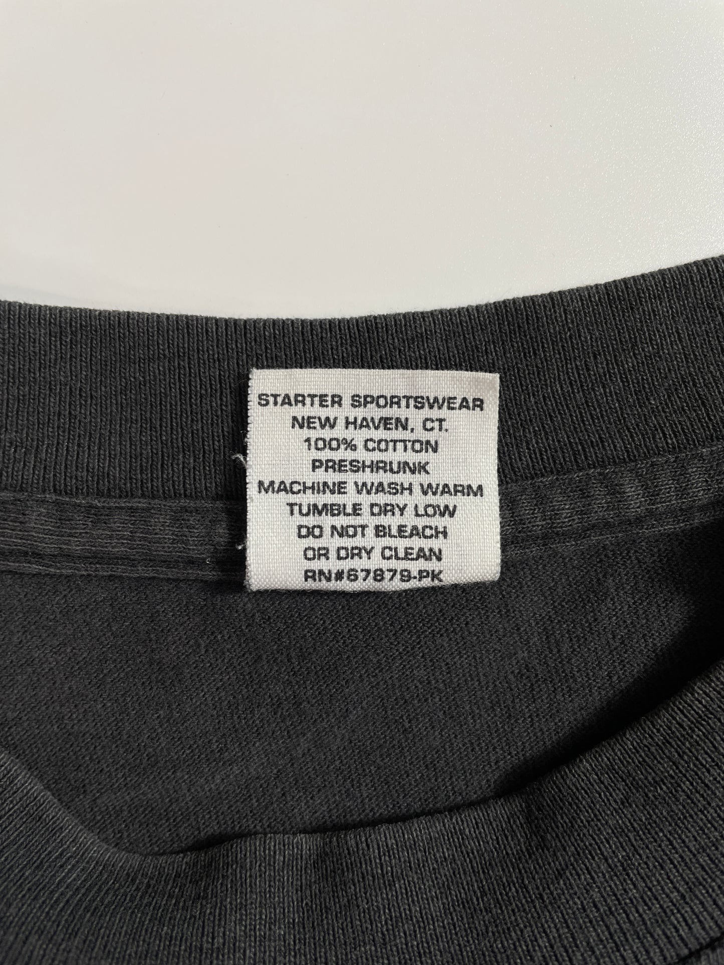 1997 STARTER x CHICAGO BULLS Made in USA Size L Vintage NBA T-Shirt / A4487