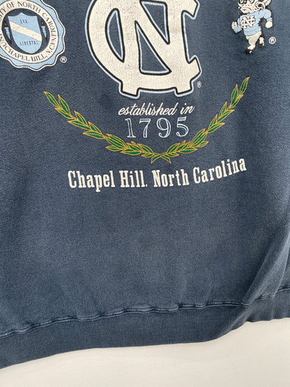 90's NORTH CAROLINA Size L Vintage College Sweat-Shirt / A6581