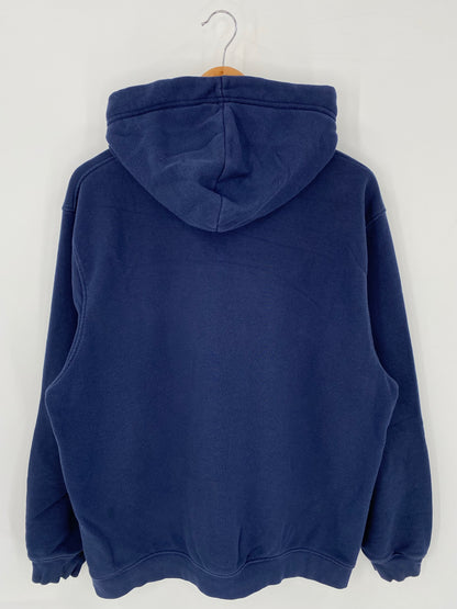 00’ NIKE MINI SWOOSH Size No Tag(approx.XL) Vintage Hoodie Half Zip-up Sweat-shirt/ K7942