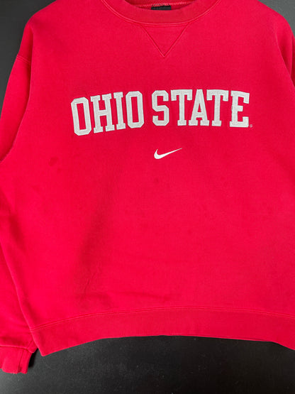 00' NIKE x OHIO STATE SizeM College Vintage Sweat-Shirt / A9671