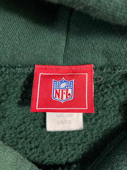 Vintage NEW YORK JETS Size L NFL Hoodie Sweat-Shirt / A9618