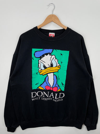 90's DISNEY DONALD DUCK Made in USA Size XXL Vintage Sweat-Shirt / A1233