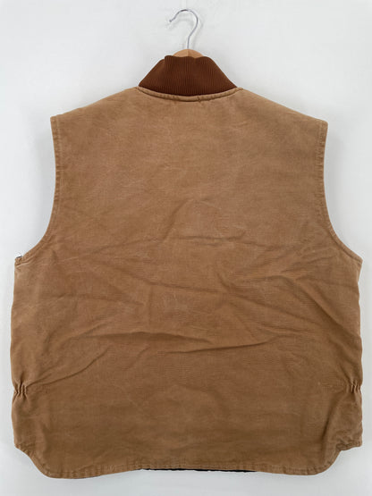 Vintage CARHARTT Size Approx.XL Duck Vest / A8054