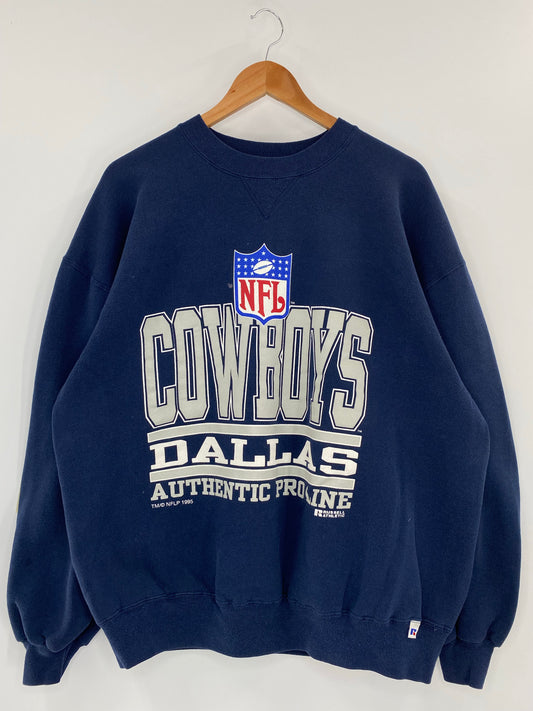 1995' DALLAS COWBOYS Made in USA Size XL Vintage NFL Sweat-Shirt / K4270