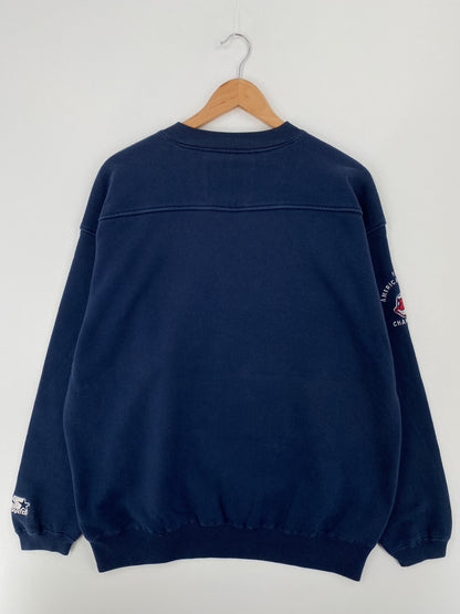 1997 STARTER x CLEVELAND INDIANS Size L Vintage MLB Sweat-Shirt / A9075