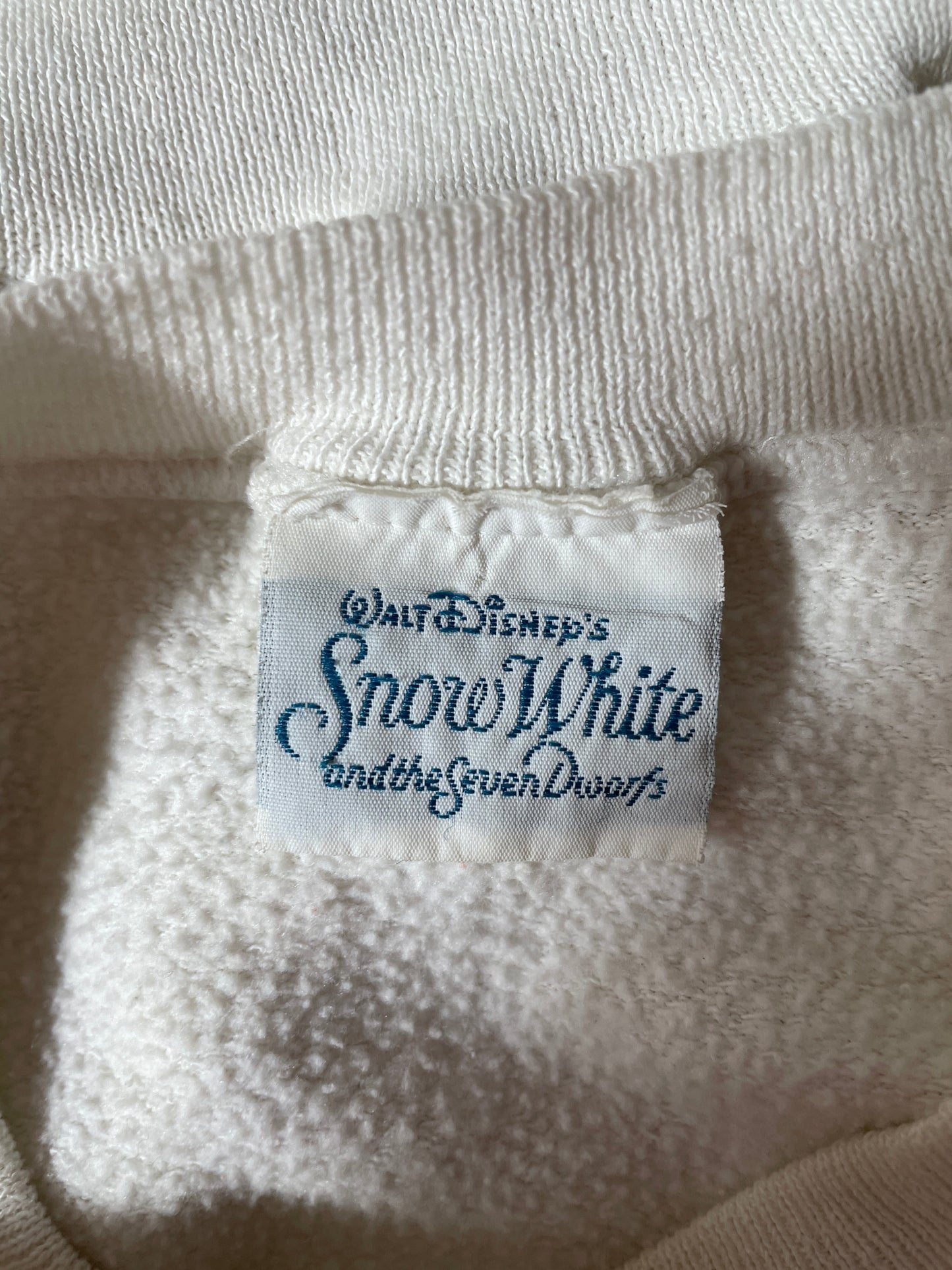 90's DISNEY DWARFS Size No Tag (Approx.L) Vintage Sweat-shirt / A1664