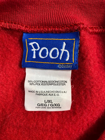 00' DISNEY WINNIE THE POOH Made in USA Size L-XL Vintage Sweat-Shirt / E1424S