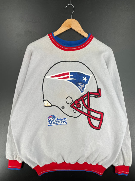 90's NEW ENGLAND PATRIOTS Size XL Vintage NFL Sweat-Shirt / E3629S