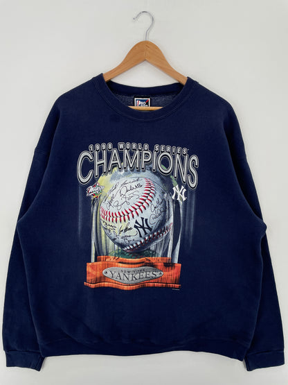 1998 NEW YORK YANKEES Size XXL Vintage MLB Sweat-Shirt / A8059