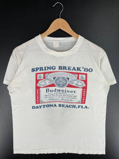 80’s BUDWEISER Made in USA Size L Vintage T-Shirts / A4063