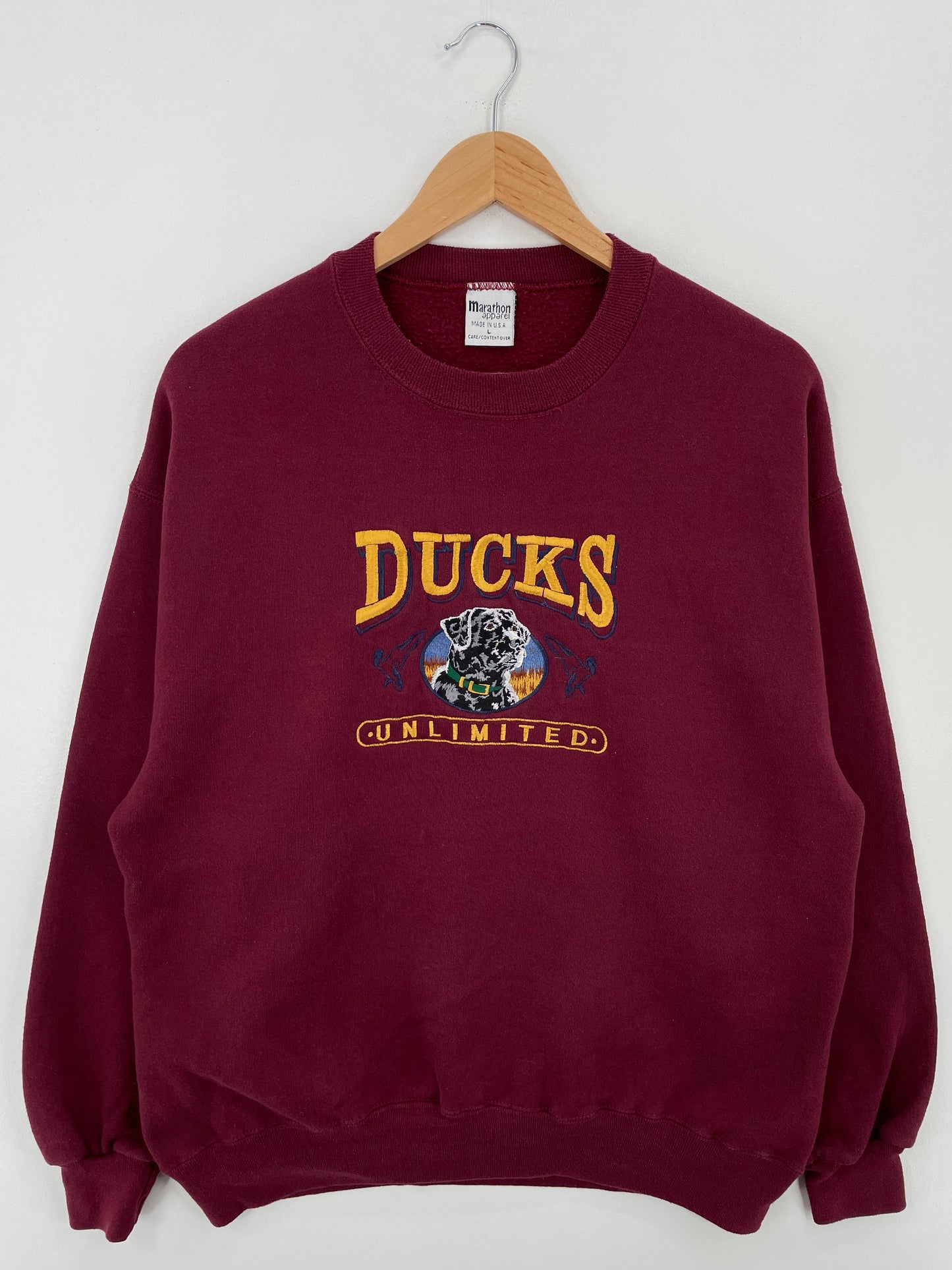 90's DUCKS Made in USA Size L Vintage Sweat-Shirt / A7112