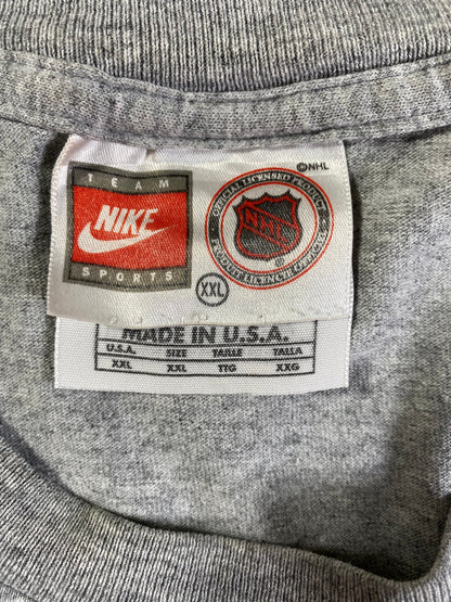 90's NIKE x CHICAGO BLACKHAWKS Made in USA Size XXL Vintage NHL T-Shirt / E5669T