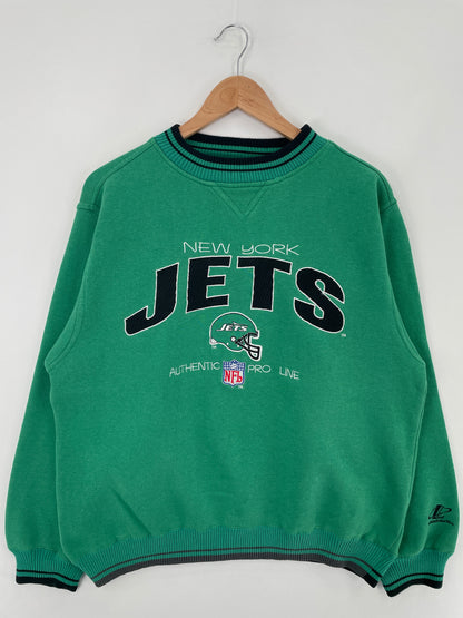 Vintage NEW YORK JETS Size M Vintage NFL Sweat-shirt / E1800S