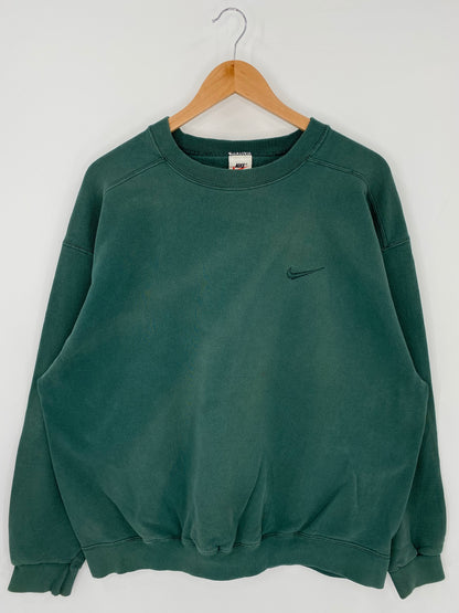 00' NIKE MINI SWOOSH Size L Vintage Sweat-shirt / K5978