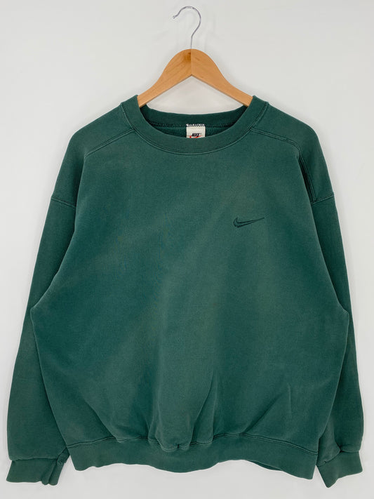 00' NIKE MINI SWOOSH Size L Vintage Sweat-shirt / K5978