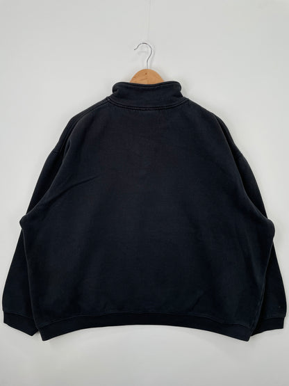 00' DISNEY MICKEY Size XXXL Vintage Half Zip-up Sweat-Shirt / A1236