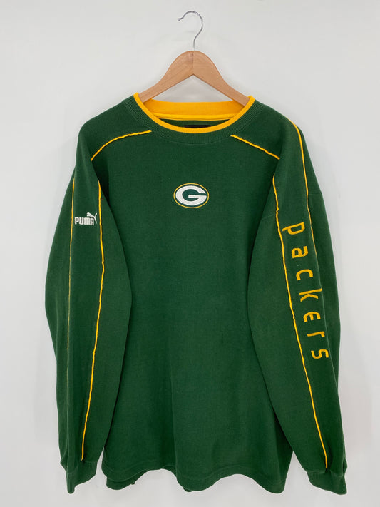 00' GREEN BAY PACKERS Size XXL Vintage NFL Sweat-Shirt/ K7501