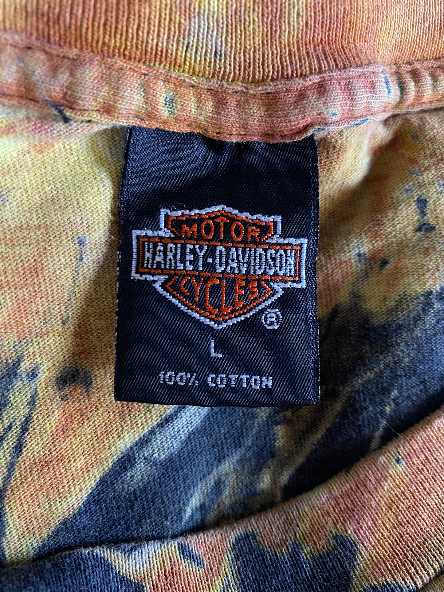 90‘s HARLEY DAVIDSON Made in USA Size L T-Shirts / A3208