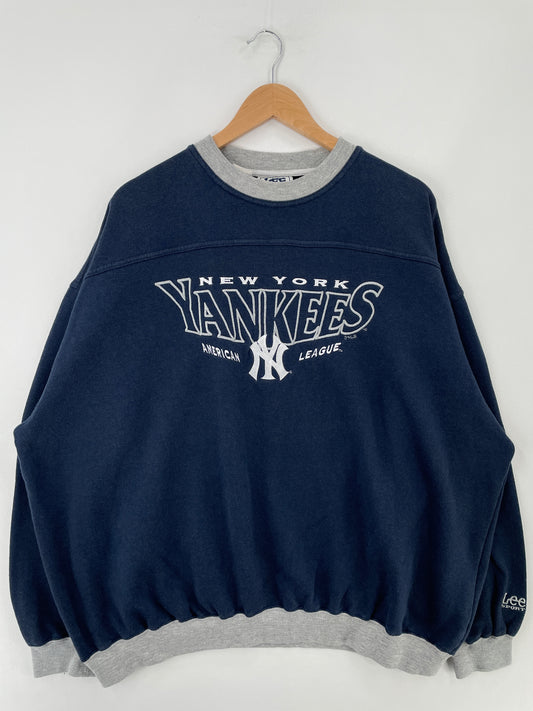 90’s NEW YORK YANKEES Size XXL Vintage MLB Sweat-Shirt / E4223S