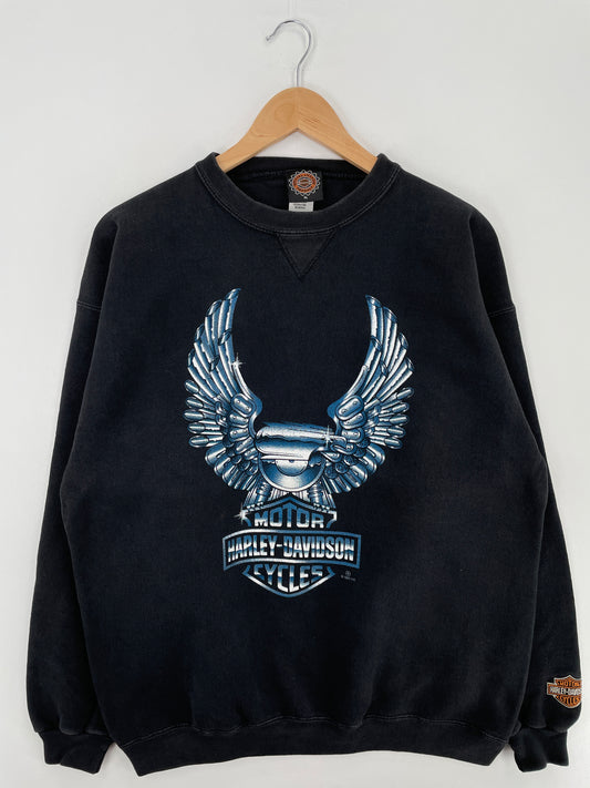 1996 HARLEY DAVIDSON Made in USA Size XL Vintage Sweat-Shirts / A4455