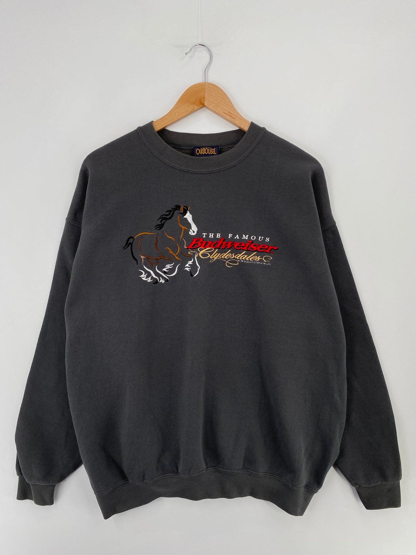 2000 BUDWEISER CLYDESDALES Size XL Animal Sweat-Shirt / E3696S