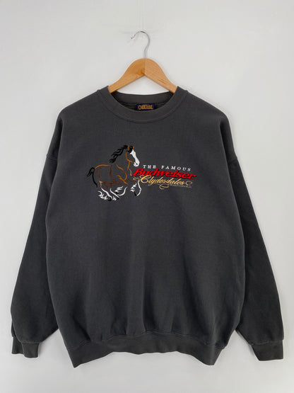 2000 BUDWEISER CLYDESDALES Size XL Animal Sweat-Shirt / E3696S