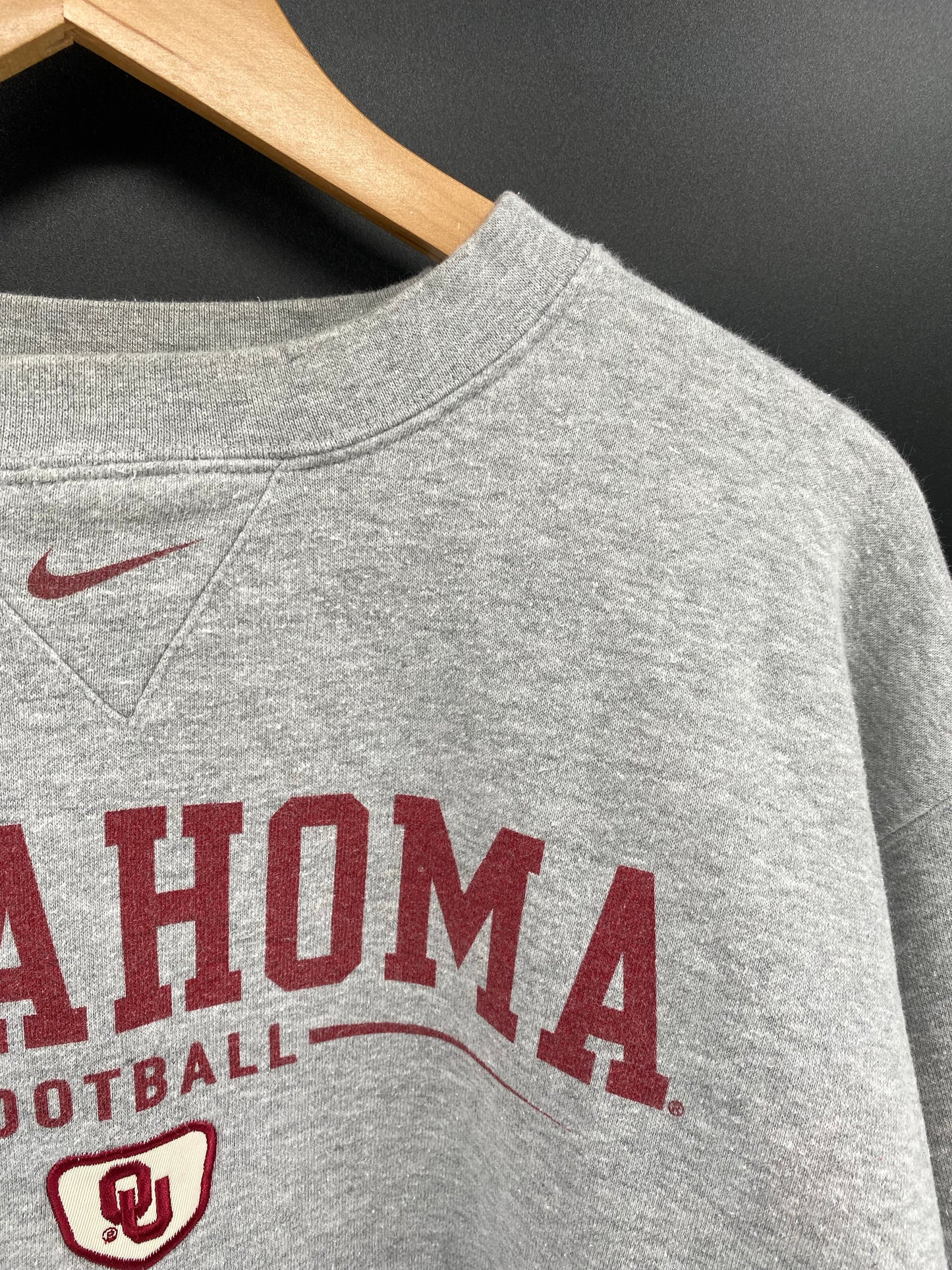 00' NIKE OKLAHOMA Size L Vintage Sweat shirt / K6573